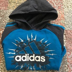 Adidas hooded sweatshirt and matching sweatpants